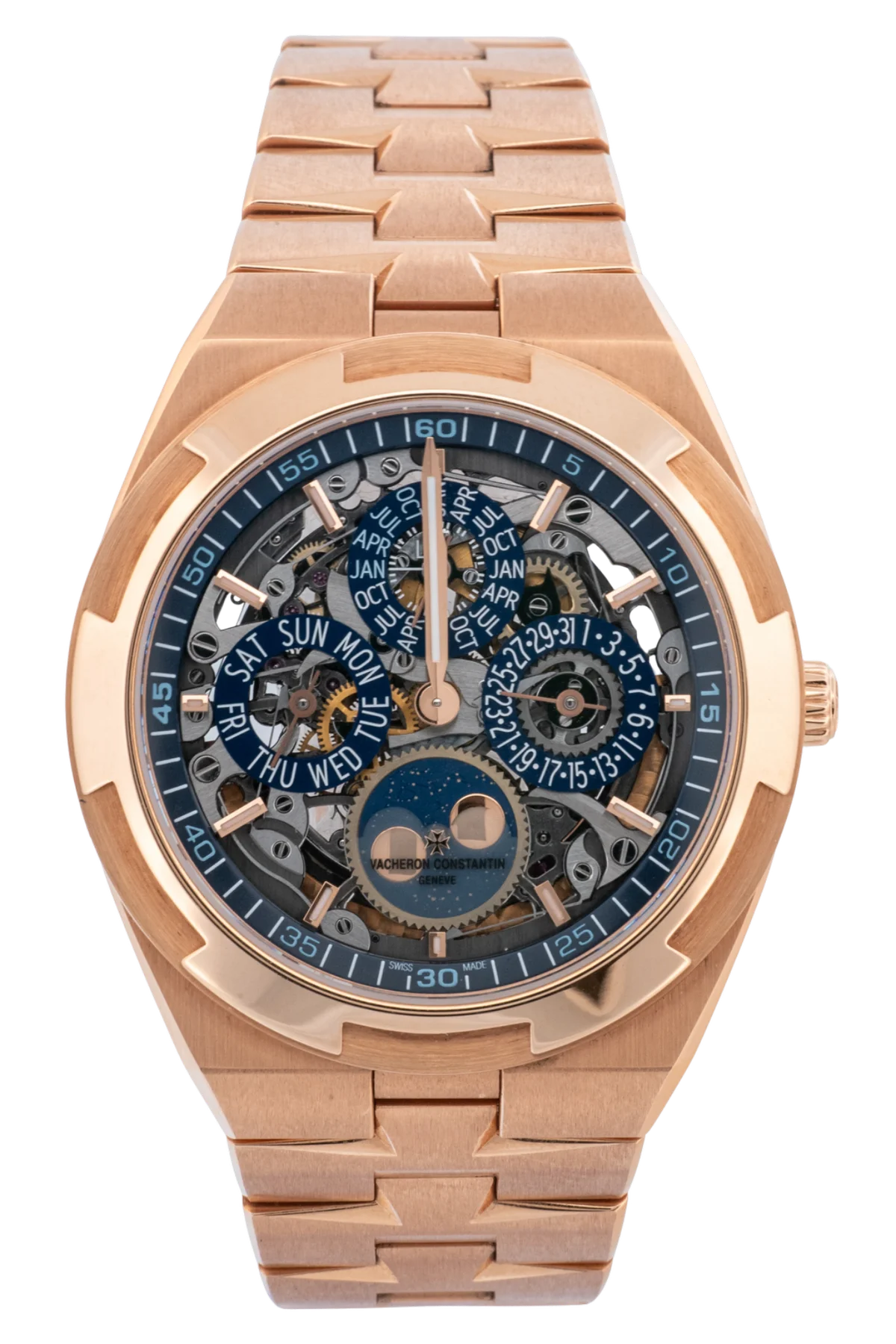 Overseas Perpetual Calendar Skeleton Ultra-Thin