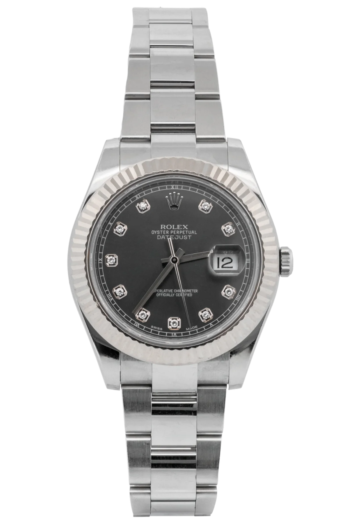 Datejust Grey Dial Diamonds