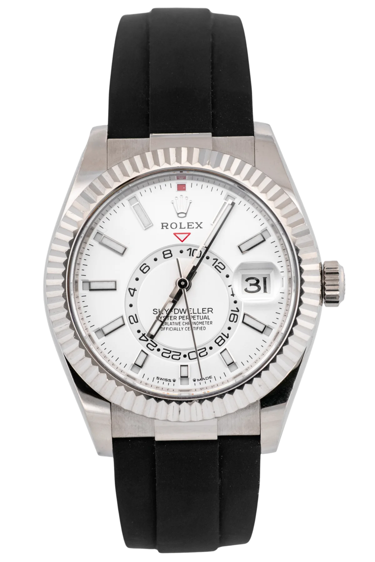 Sky‑Dweller White Gold Oysterflex