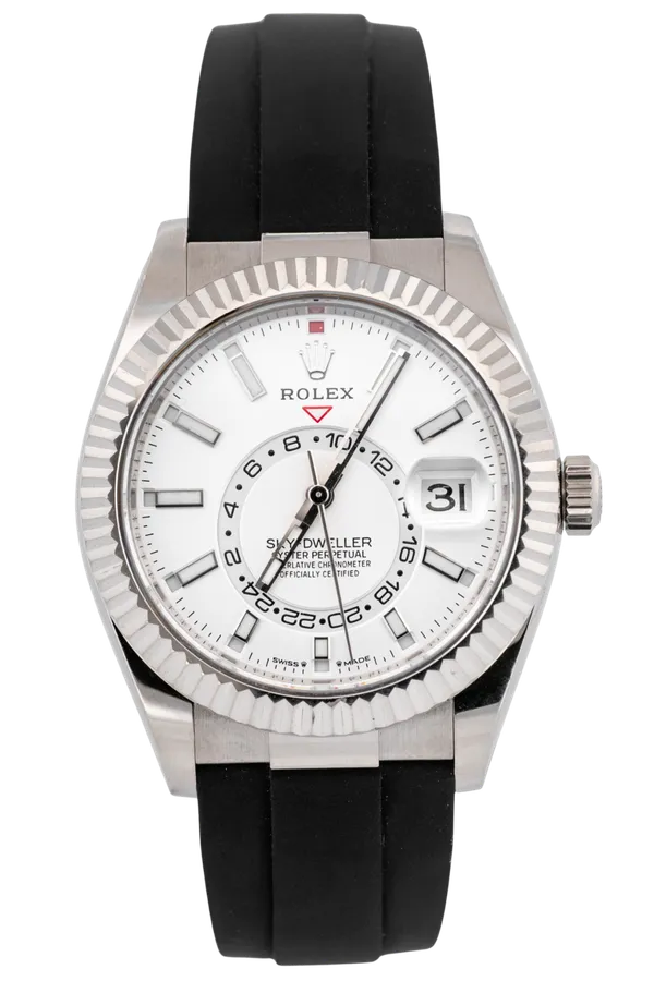 Sky‑Dweller White Gold Oysterflex