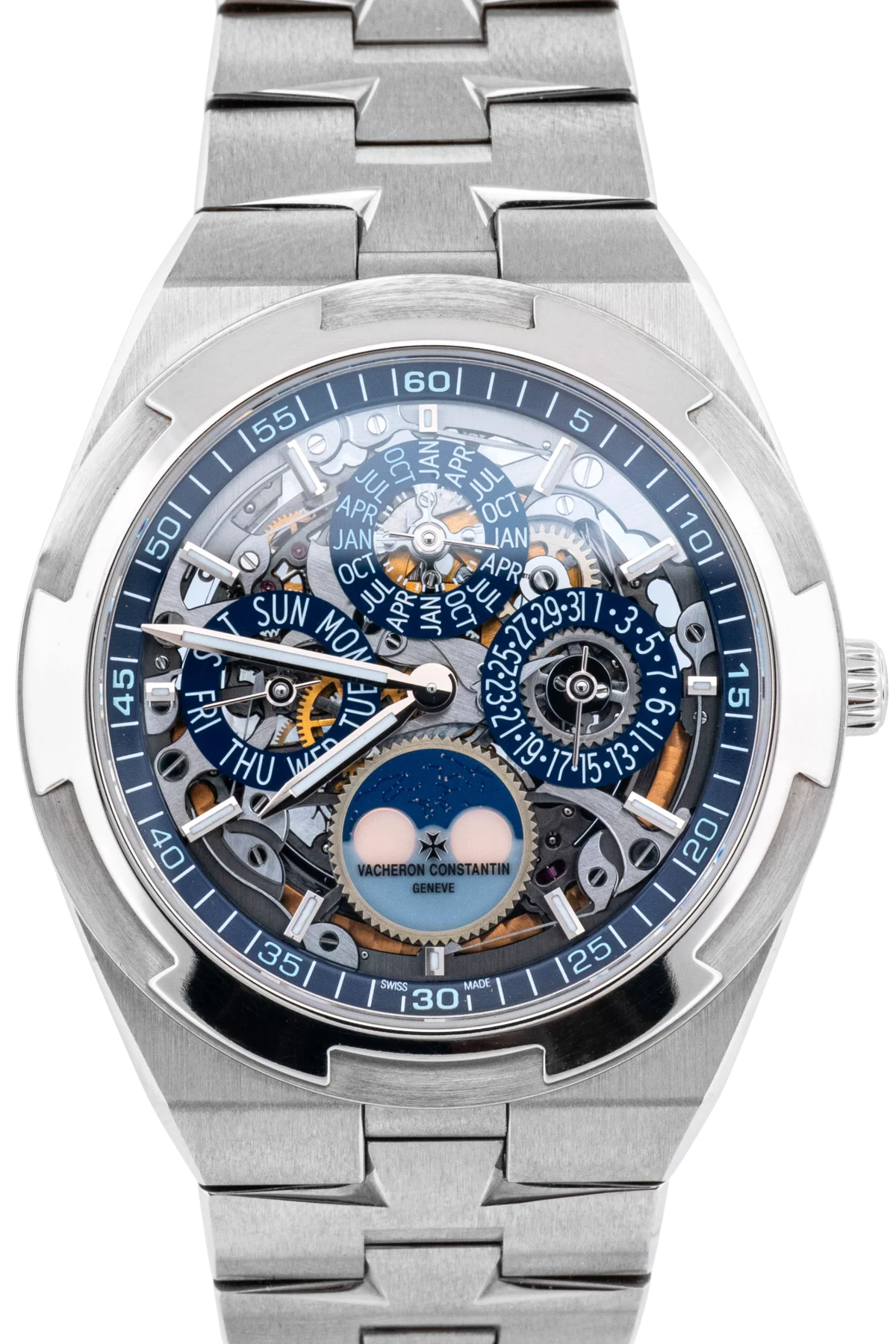 Overseas Perpetual Calendar Ultra‑Thin Skeleton