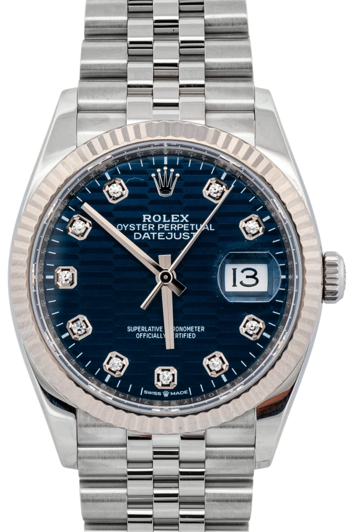 Datejust 36 Blue Motif Diamond Dial
