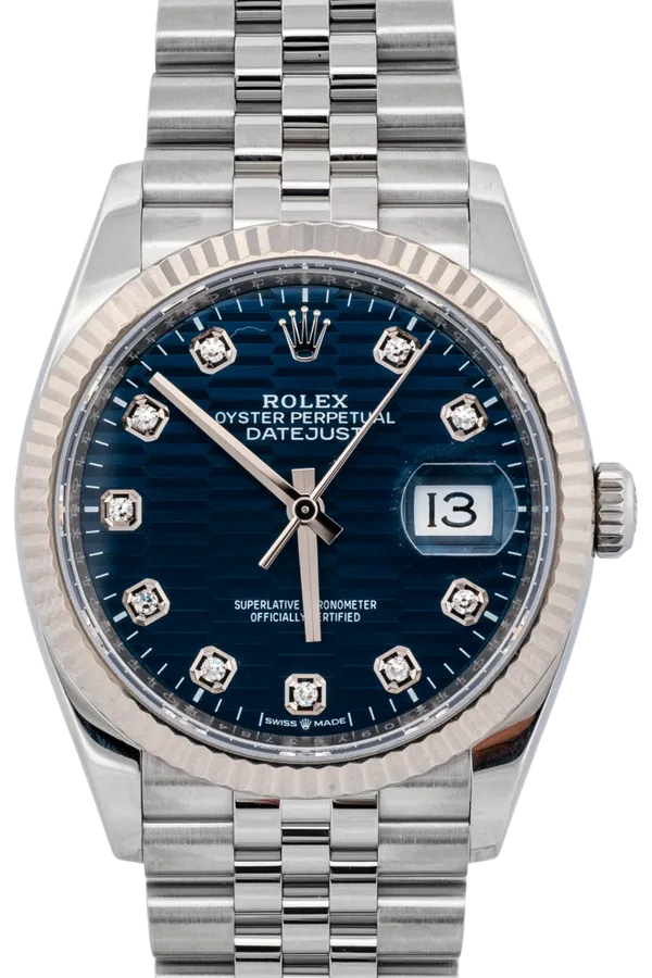 Datejust 36 Blue Motif Diamond Dial