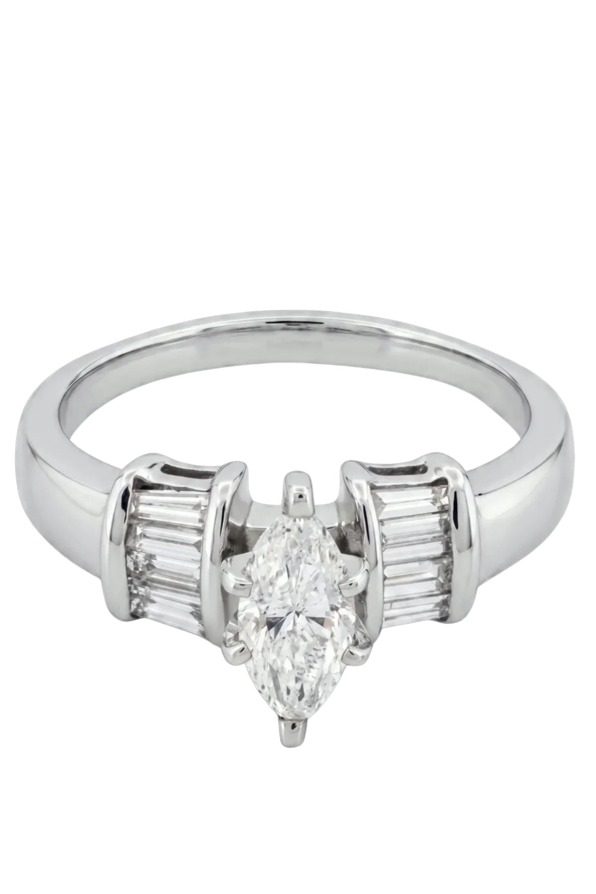 Natural Diamond Ring 1.13ct - Platinum