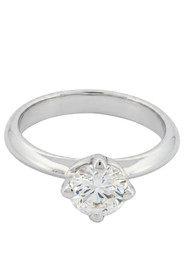 Natural Diamond Ring 1.13ct - White Gold