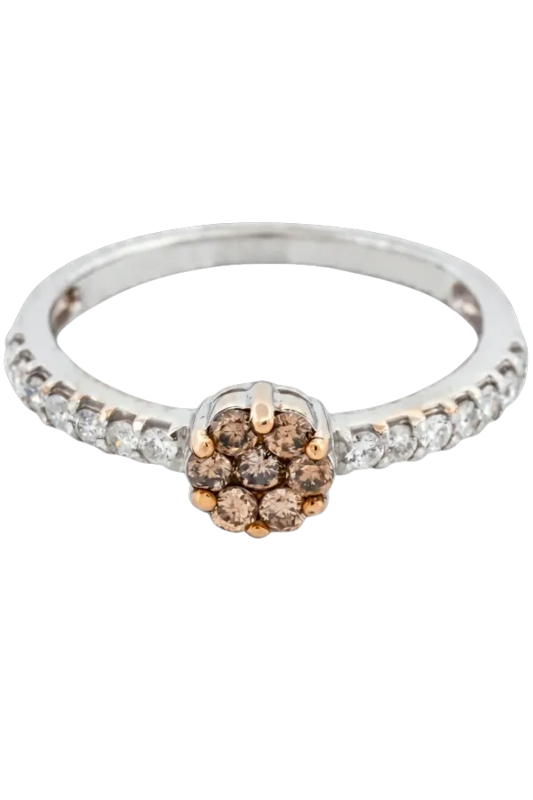 Zoccai Natural Diamond Ring 0.21ct