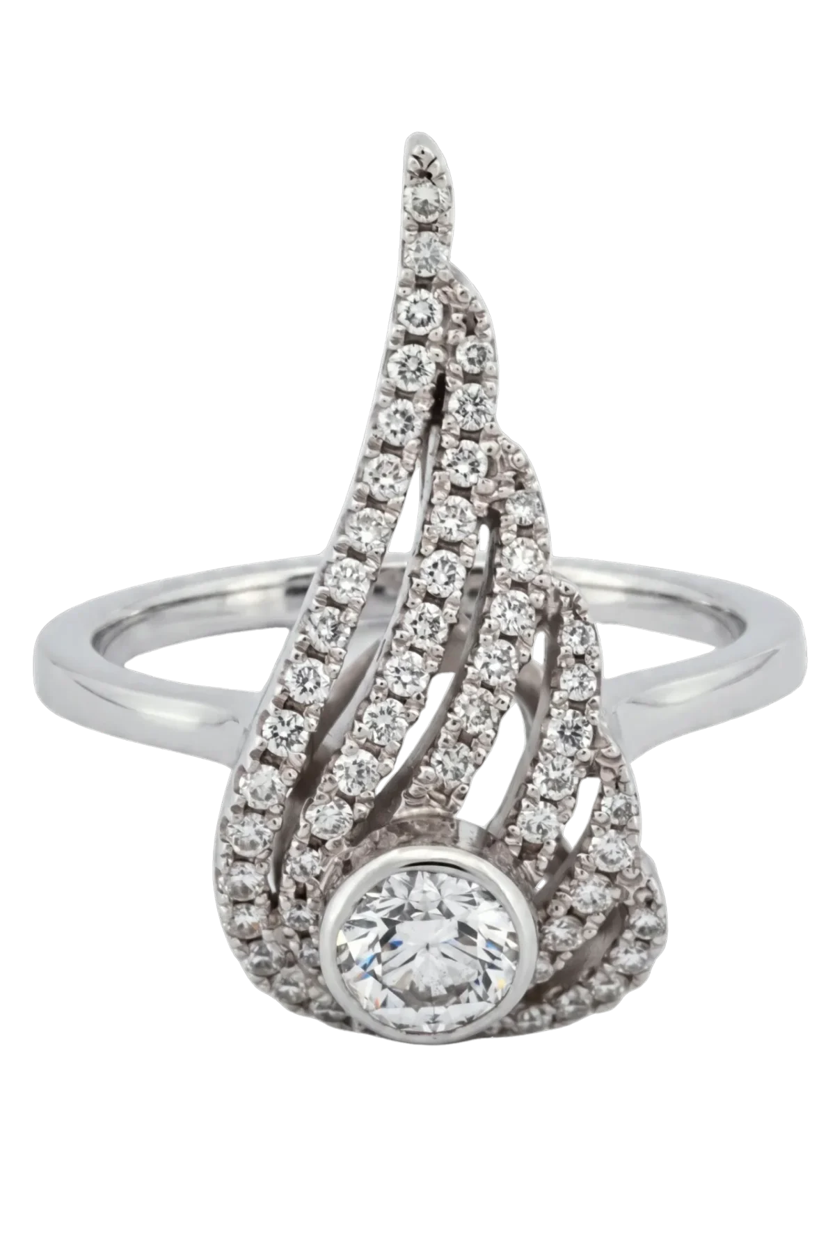 Natural Diamond Ring 0.80ct