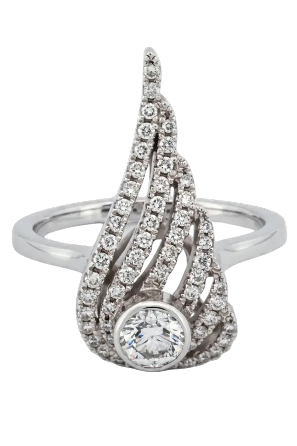 Natural Diamond Ring 0.80ct